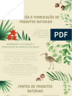 Extração e Purificação de Produtos Naturais