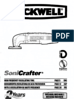 Rockwell SoniCrafter RK5100K, RK5100K.1, RK5101K, RK5102K 