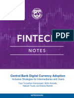 Report FinTech Notes CBDC Adoption