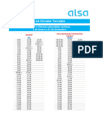 Horarios L1a