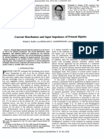 Current Distribution and Input Impedance of Printed Dipoles