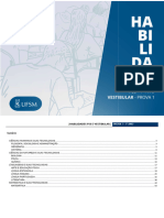 Habilidades PSS 1o Ano Vestibular Prova 1