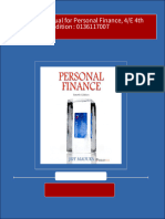 Full Solution Manual For Personal Finance, 4/E 4th Edition: 0136117007 All Chapters