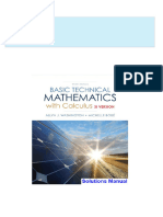 Full Download Basic Technical Mathematics With Calculus SI Version Canadian 10th Edition Washington Solutions Manual PDF