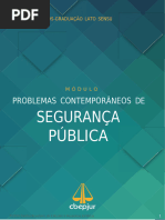 Problemas Contemporâneos de Segurança Pública