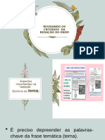 Revisando Os Critérios Da Redação Do Enem