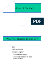 Cost of Capital (Pertemuan 6)