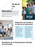 Importancia de La Familia en La Institucion Educativa