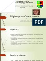 Dépistage de Cancer de Sein