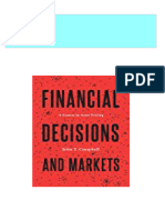 Complete Financial Decisions and Markets A Course in Asset Pricing John Y Campbell PDF For All Chapters