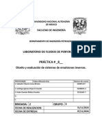Laboratorio de Fluidos de Perforación: PRÁCTICA # - 8