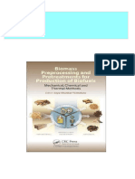 Biomass Preprocessing and Pretreatments For Production of Biofuels: Mechanical, Chemical and Thermal Methods Jaya Shankar Tumuluru