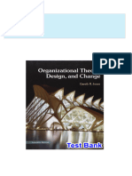 Full Organizational Theory Design and Change 7th Edition Jones Test Bank All Chapters