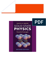 Ebooks File Solid State Physics: Essential Concepts 2nd Edition David W. Snoke All Chapters