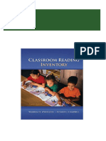 (Ebook PDF) Classroom Reading Inventory 12th Edition Download PDF