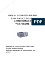 Manual de Mantenimiento