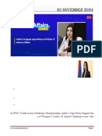 20 November 2024 Current Affairs English PDF