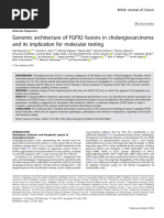 Genomic Architecture of FGFR2 Fusions in Cholangiocarcinoma and Its Implication For Molecular Testing