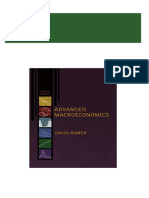 Full (Original PDF) Advanced Macroeconomics, 4th Edition by David Romer PDF All Chapters