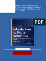 Digital Economics: How Information and Communication Technology Is Shaping Markets, Businesses, and Innovation 1st Edition Harald Øverby