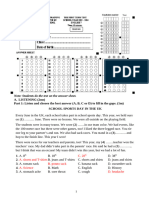 Grade 7 - Test 1 - Key