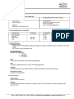 MSDS - Biovarnish Sanding Sealer