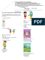 Soal Ujian Bahasa Inggris Kelas III