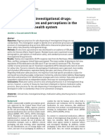 Cruz Brown 2015 Safety Risks With Investigational Drugs Pharmacy Practices and Perceptions in The Veterans Affairs