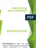 Decentralization and Local Governance