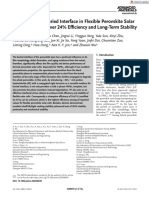 Advanced Materials - 2023 - Xu - Optimizing The Buried Interface in Flexible Perovskite Solar Cells To Achieve Over 24