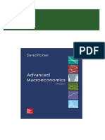 Instant Download (Ebook PDF) Advanced Macroeconomics 5th Edition by David Romer PDF All Chapter