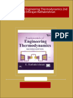 Complete Fundamentals of Engineering Thermodynamics 2nd Edition Ethirajan Rathakrishnan PDF For All Chapters