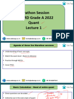 17th August - Qualifying Marathon-Lecture 1-Quant