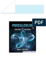 Complete Download of Precalculus 10th Edition Larson Solutions Manual Full Chapters in PDF