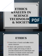 Ethics Values in Science Technology Society