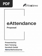 Eattendance Proposal