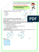 Ficha-Lun-Mat - Diferenciamos Entre Circulo y Circunferencia