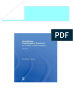 (FREE PDF Sample) Quantitative Psychological Research The Complete Student S Companion David Clark-Carter Ebooks