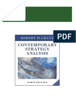 Contemporary Strategy Analysis: Text and Cases Edition 9th by Robert M. Grant 2024 Scribd Download