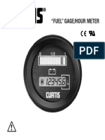 "Fuel" Gage/Hour Meter: Read Instructions Carefully !