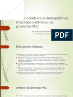 Aula 10 - Crises Cambiais e Desequilibrios - FHC