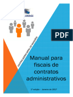 Manual para Fiscais de Contratos Administrativos