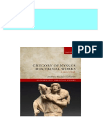 Gregory of Nyssa's Doctrinal Works: A Literary Study Andrew Radde-Gallwitz Download PDF