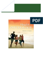 Health Psychology 9th Edition by Shelley E Taylor All Chapters Instant Download