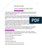 Frequência Introdução Às Ciências Da Vida