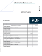 Extrait de Comptes Compte M CHAMSEDDINE BOUSSIF Au 2023-09-01