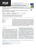 Effect of Germination On Nutritional Properties and Quality Attributes of Glutinous Rice