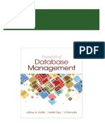 Complete (Ebook PDF) Essentials of Database Management by Jeffrey A. Hoffer PDF For All Chapters