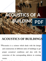 Acoustics of A Building