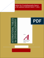 Full Download International Tables For Crystallography Space Group Symmetry 5th Edition Edition Hahn T. (Ed.) PDF